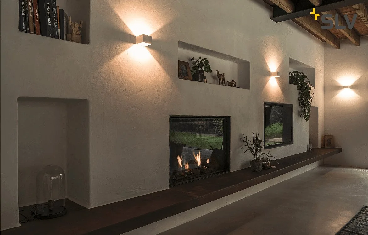 SLV LOGS IN LED Wall luminaire, white SLV LOGS IN LED Wall luminaire, white