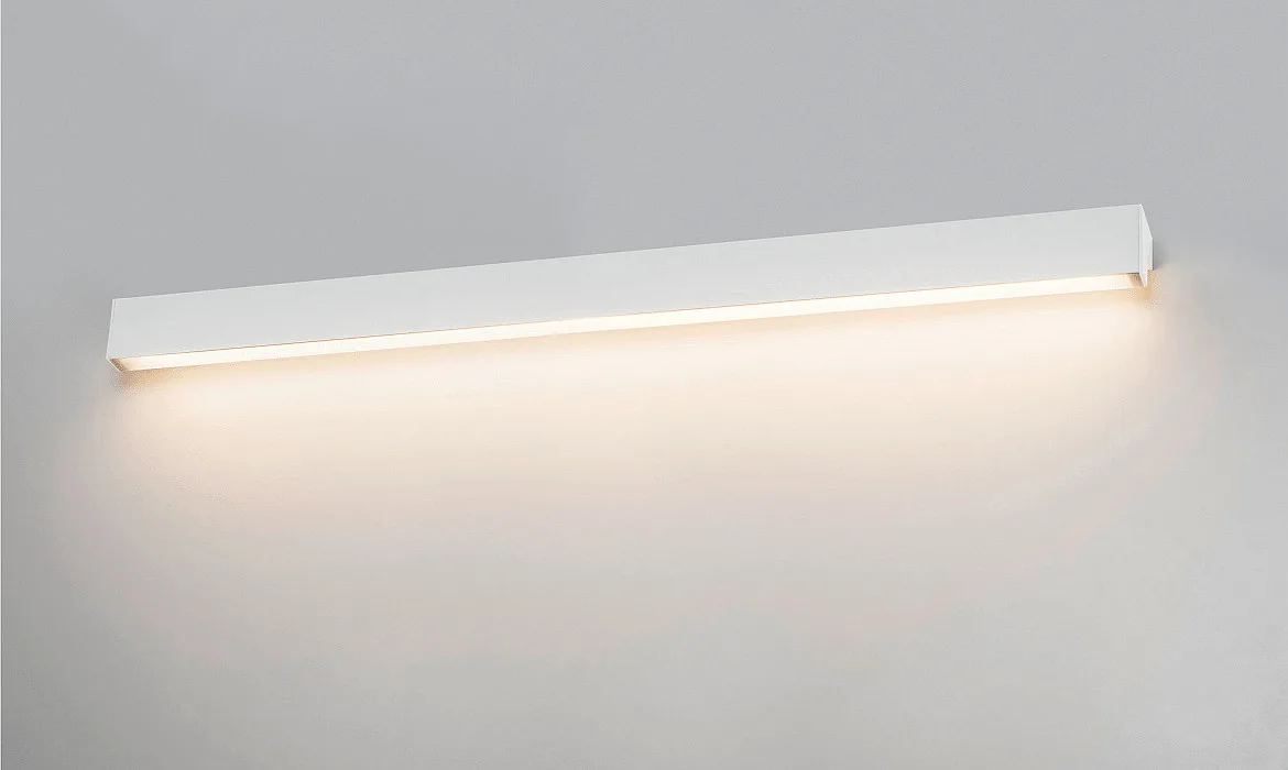 SLV LED Væglampe / Spejllampe L-LINE 120, 19W 3000K 1650lm 120°, IP44, hvid SLV LED Væglampe / Spejllampe L-LINE 120, 19W 3000K 1650lm 120°, IP44, hvid