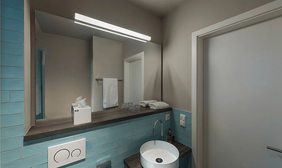 SLV Premium LED Væglampe MARYLIN, IP44, chrom / hvid, 120°, længde 90cm, 21W 3000K 1400lm SLV Premium LED Væglampe MARYLIN, IP44, chrom / hvid, 120°, længde 90cm, 21W 3000K 1400lm