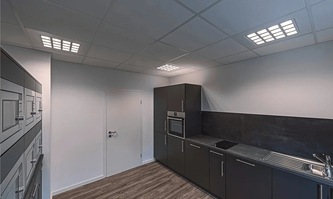 SLV LED Loft-/Indbygningslampe LED PAVONO 600x600, 100°, UGR 16, hvid, 4000K, 3350lm SLV LED Loft-/Indbygningslampe LED PAVONO 600x600, 100°, UGR 16, hvid, 4000K, 3350lm