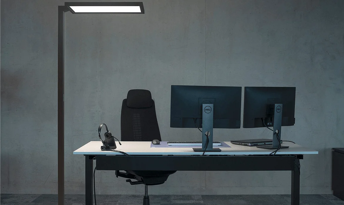 SLV Floor lamp WORKLIGHT, 79W, 4000K, 80°, black SLV Floor lamp WORKLIGHT, 79W, 4000K, 80°, black