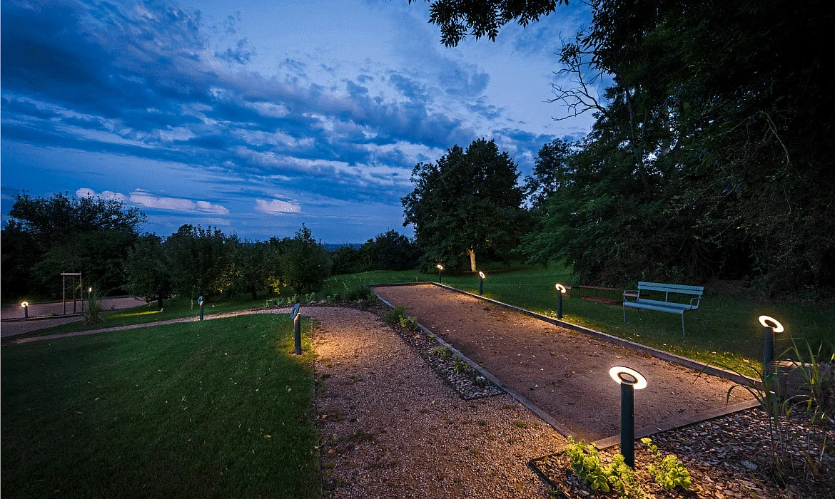 SLV Udendørs stativlampe I-RING rund, omskiftelig, med diffuser, kardanisk drejning IP65, antracit SLV Udendørs stativlampe I-RING rund, omskiftelig, med diffuser, kardanisk drejning IP65, antracit