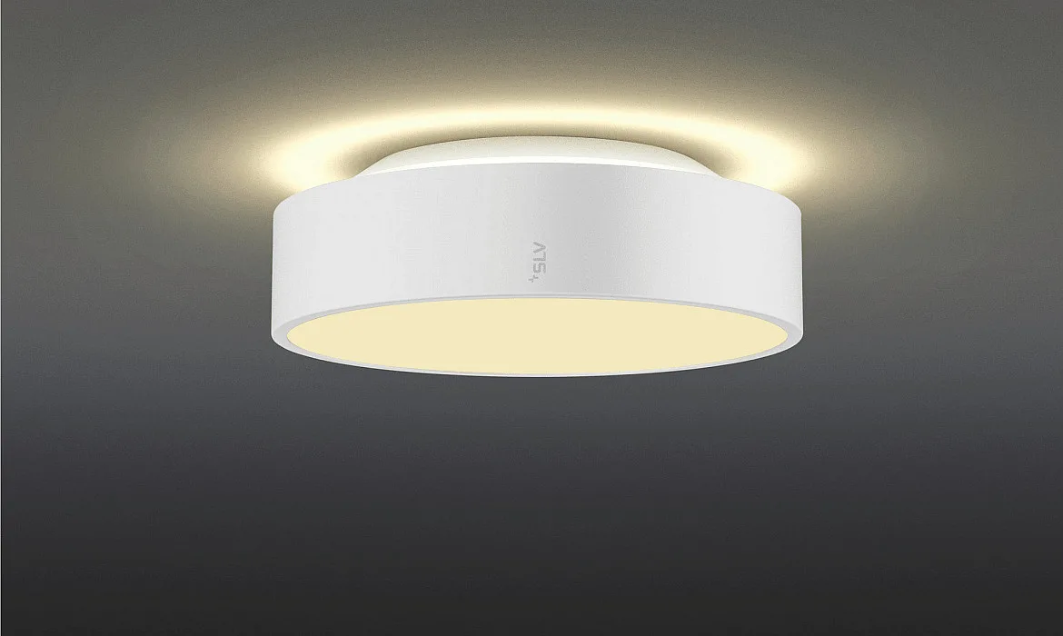 SLV Væg- og Loftlampe MEDO® PRO 30 rund IP50, hvid dæmpbar SLV Væg- og Loftlampe MEDO® PRO 30 rund IP50, hvid dæmpbar