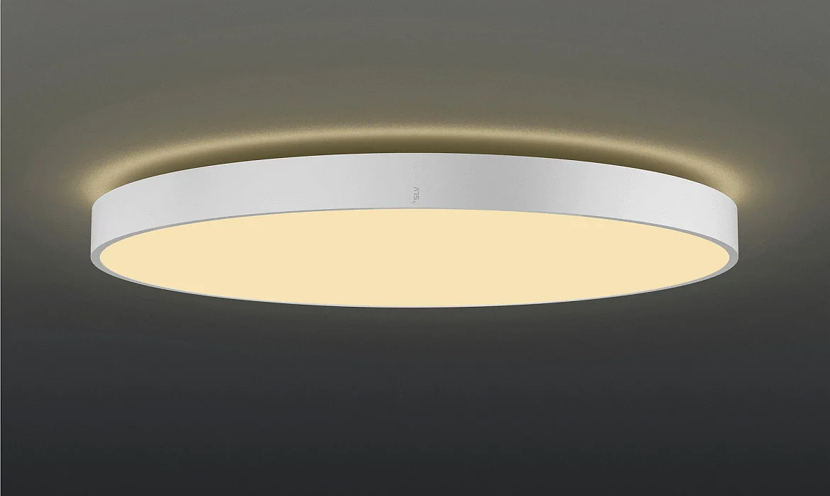 SLV Loftlampe MEDO® 90 rund, CCT Switch IP50, hvid dæmpbar SLV Loftlampe MEDO® 90 rund, CCT Switch IP50, hvid dæmpbar