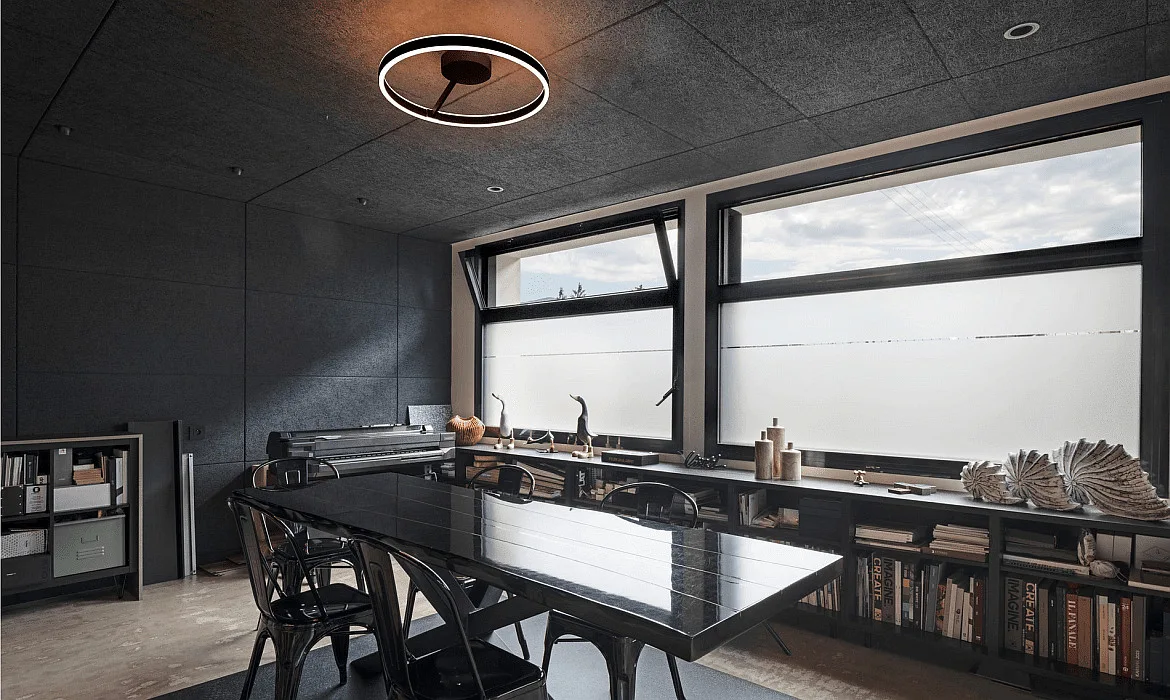 SLV Væg- og Loftlampe ONE DALI Ø60CM up / down, DALI styrbar, CCT Switch, ringform IP20, sort dæmpbar SLV Væg- og Loftlampe ONE DALI Ø60CM up / down, DALI styrbar, CCT Switch, ringform IP20, sort dæmpbar