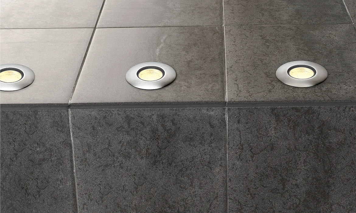 SLV LED Indbygningslampe TRAIL-LITE LED, blænde stål med satineret Glasindsats LED varmhvid SLV LED Indbygningslampe TRAIL-LITE LED, blænde stål med satineret Glasindsats LED varmhvid