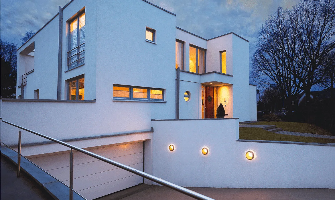 SLV Udendørslampe BULAN, satineret glas alu-grå SLV Udendørslampe BULAN, satineret glas alu-grå