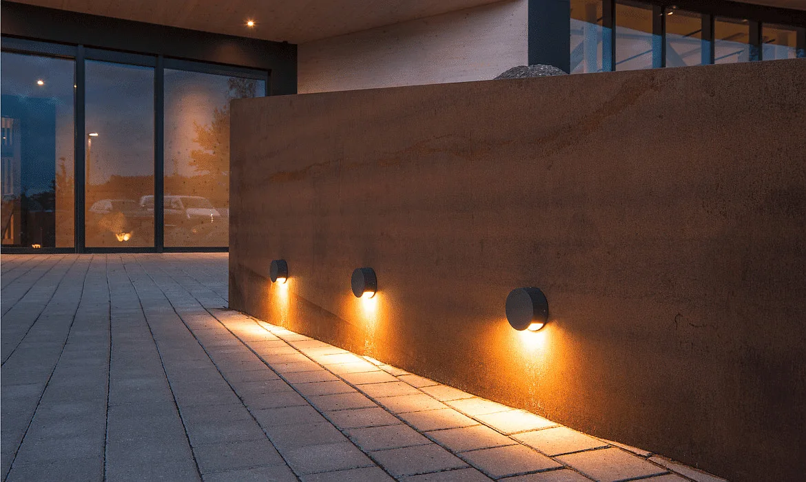 SLV LED Væglampe PEMA LED, antracit, rund, PowerLED, 3000K, 110lm SLV LED Væglampe PEMA LED, antracit, rund, PowerLED, 3000K, 110lm