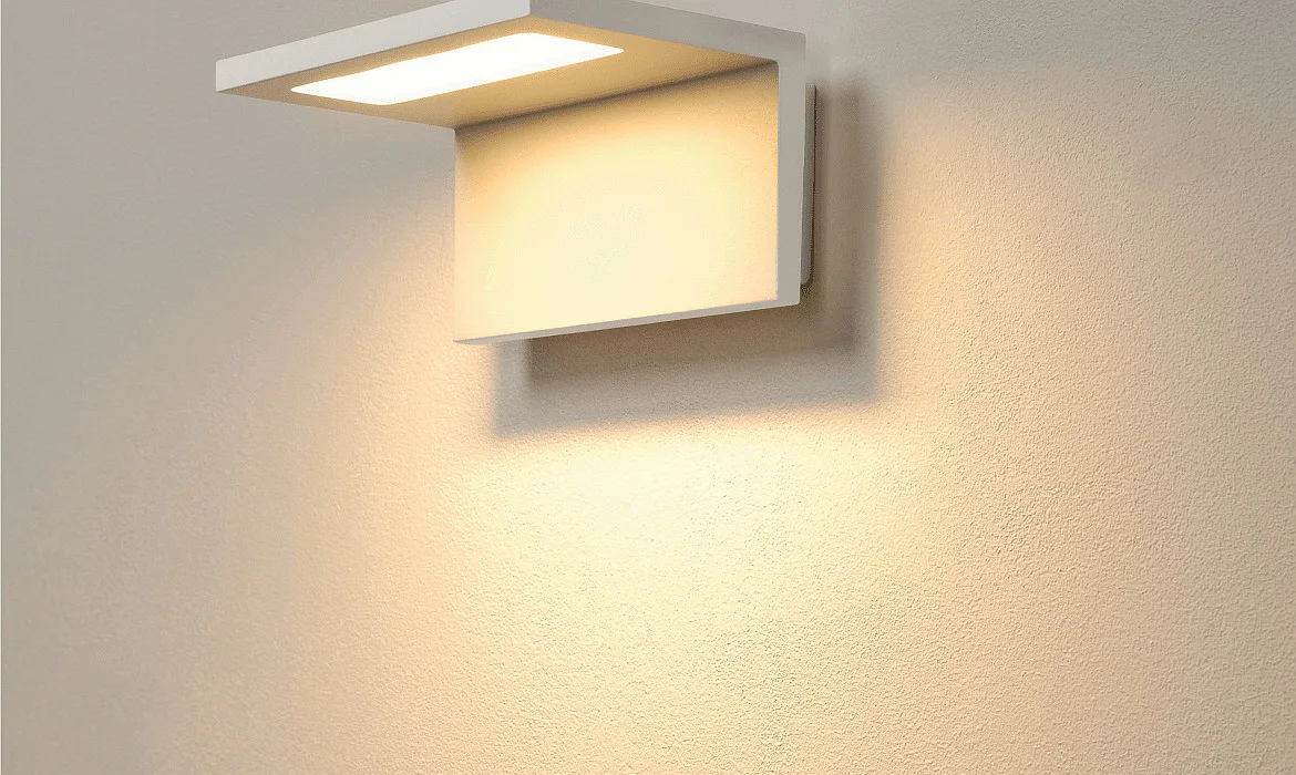 SLV LED Outdoor luminaire ANGOLUX WALL Wall luminaire, 36 SMD LED, 3000K, white SLV LED Outdoor luminaire ANGOLUX WALL Wall luminaire, 36 SMD LED, 3000K, white