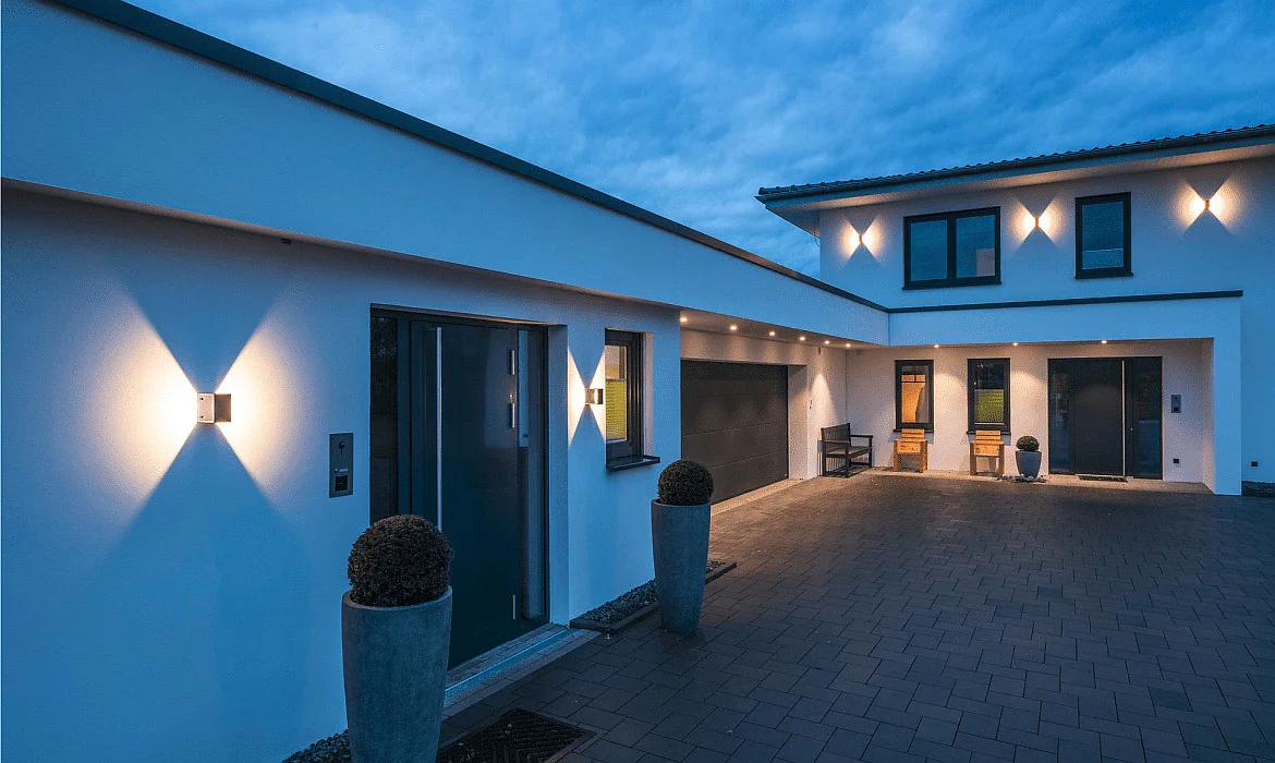 SLV Væglampe LOGS WALL, firkantet, LED varmhvid, 6W,, anthracite SLV Væglampe LOGS WALL, firkantet, LED varmhvid, 6W,, anthracite