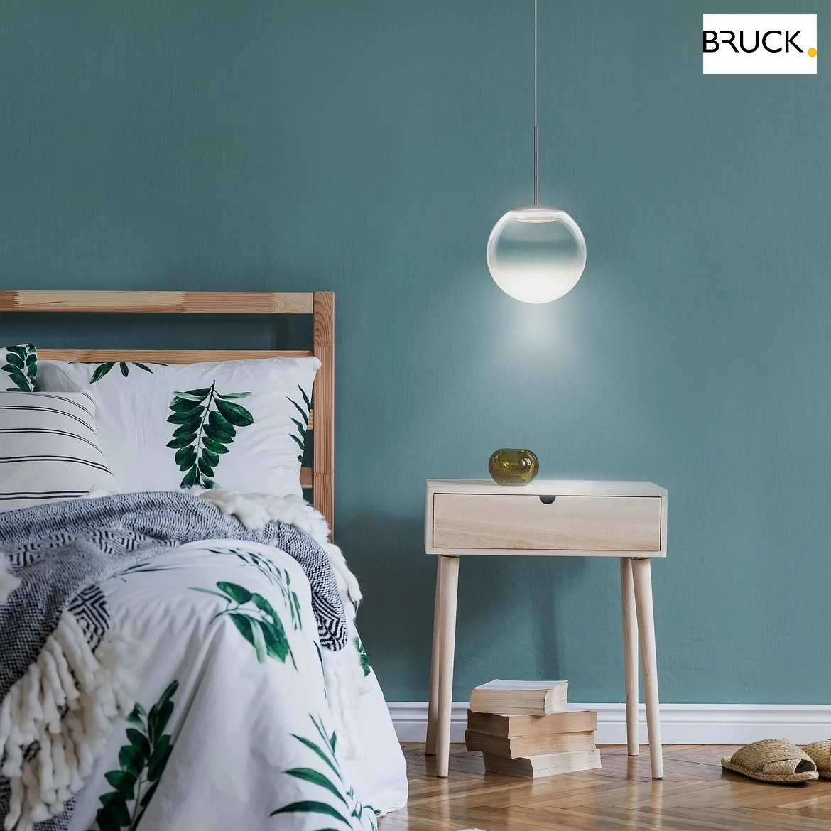 BRUCK Pendel BLOP MOLL LV S IP20, chrom dæmpbar BRUCK Pendel BLOP MOLL LV S IP20, chrom dæmpbar