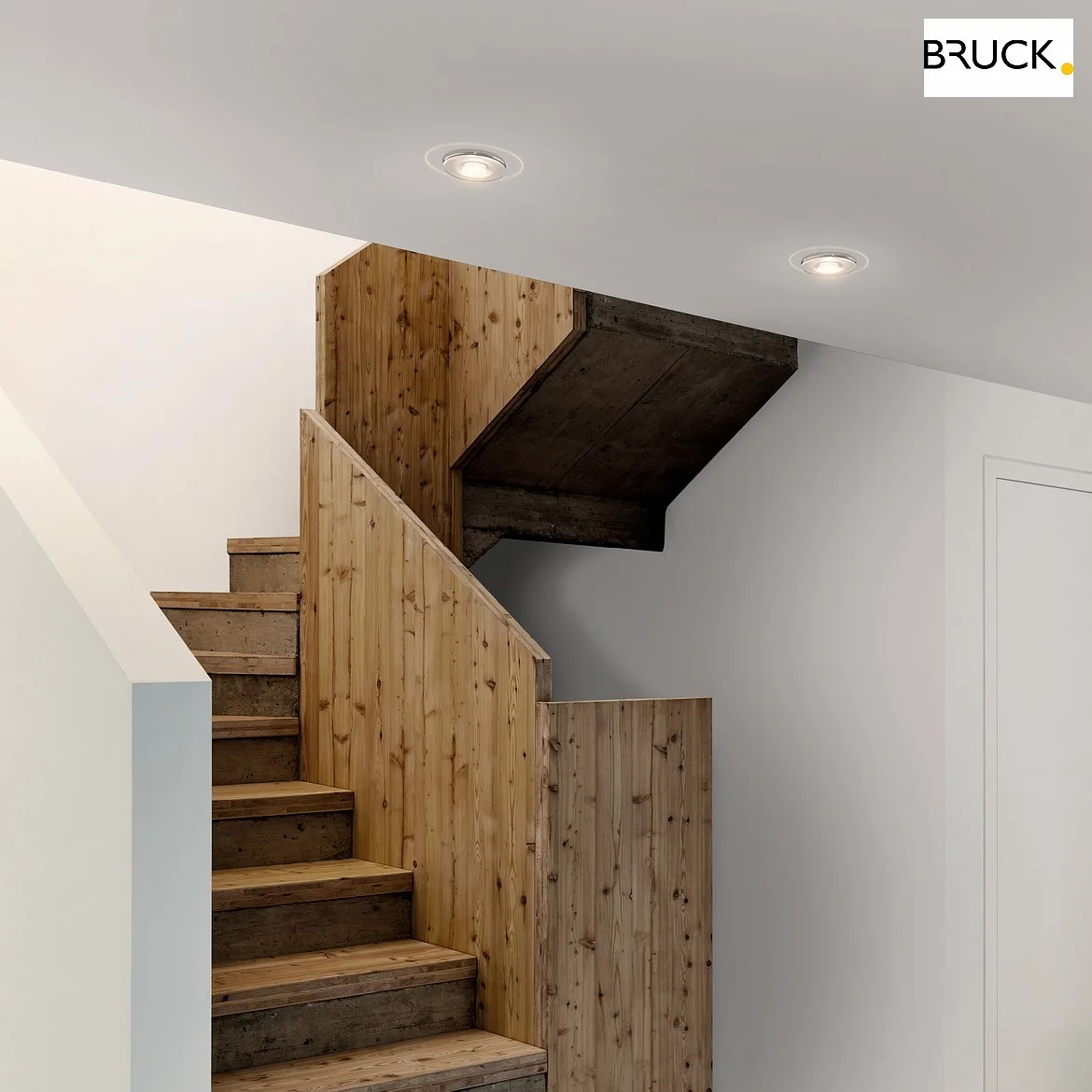 BRUCK Loftlampe EUCLID MIN AC C IP20, mat chrom dæmpbar BRUCK Loftlampe EUCLID MIN AC C IP20, mat chrom dæmpbar