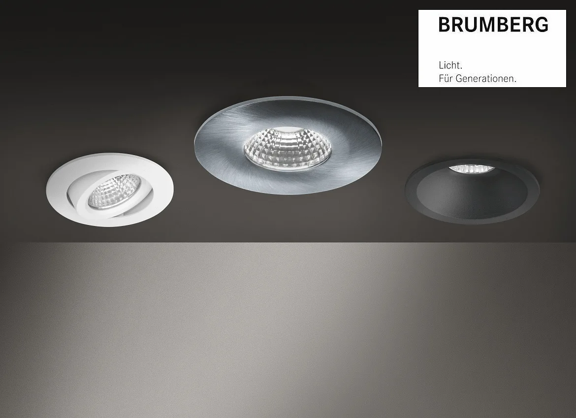 Brumberg Downlight ODEMAR / PHASE DIM 830 rund, stiv, gå tilbage IP20, sort mat dæmpbar Brumberg Downlight ODEMAR / PHASE DIM 830 rund, stiv, gå tilbage IP20, sort mat dæmpbar