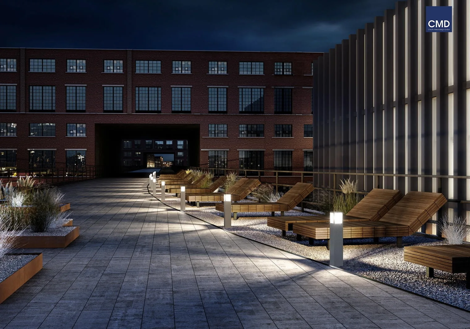 CMD Creative Metalldesign Outdoor floor luminiare, IP54, height 65cm, E27 max. 15W, aluminium / opal glass, anthracite CMD Creative Metalldesign Outdoor floor luminiare, IP54, height 65cm, E27 max. 15W, aluminium / opal glass, anthracite