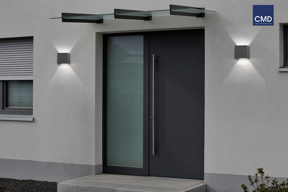 CMD Creative Metalldesign Udendørs wall luminaire up / down, justerbar IP54, antracit CMD Creative Metalldesign Udendørs wall luminaire up / down, justerbar IP54, antracit