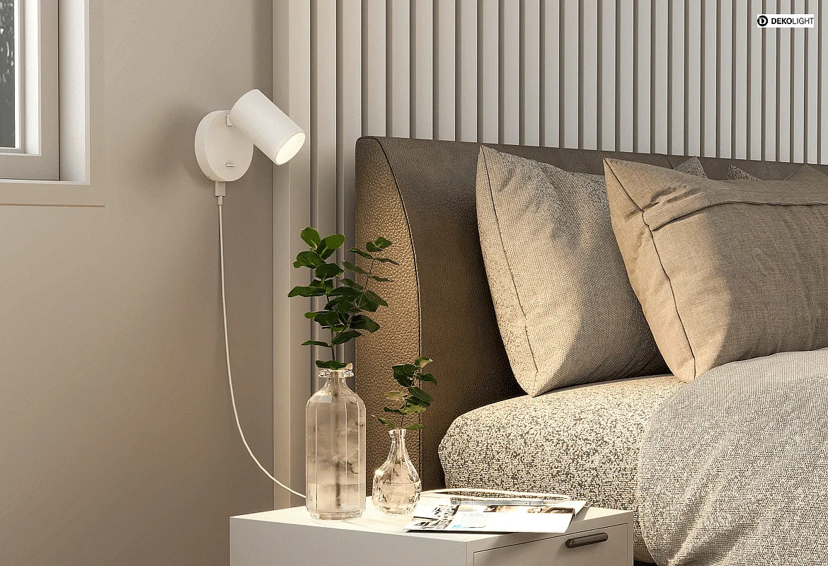 Deko-Light Læselampe CAN TILT ROUND USB rund, med afbryder, med USB-opladningsfunktion, kardanisk drejning GU10 IP20, hvid Deko-Light Læselampe CAN TILT ROUND USB rund, med afbryder, med USB-opladningsfunktion, kardanisk drejning GU10 IP20, hvid