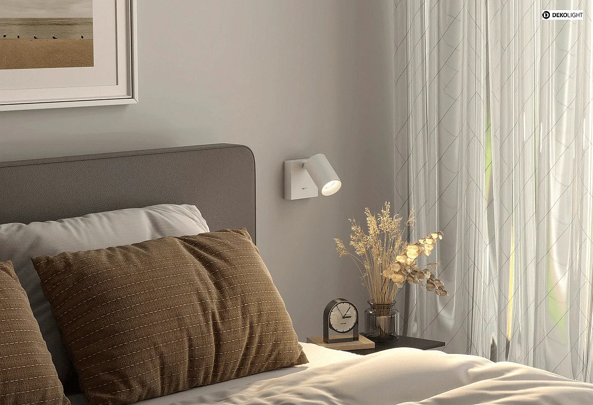 Deko-Light Læselampe CAN TILT SQUARE firkantet, med afbryder, kardanisk drejning GU10 IP20, hvid Deko-Light Læselampe CAN TILT SQUARE firkantet, med afbryder, kardanisk drejning GU10 IP20, hvid