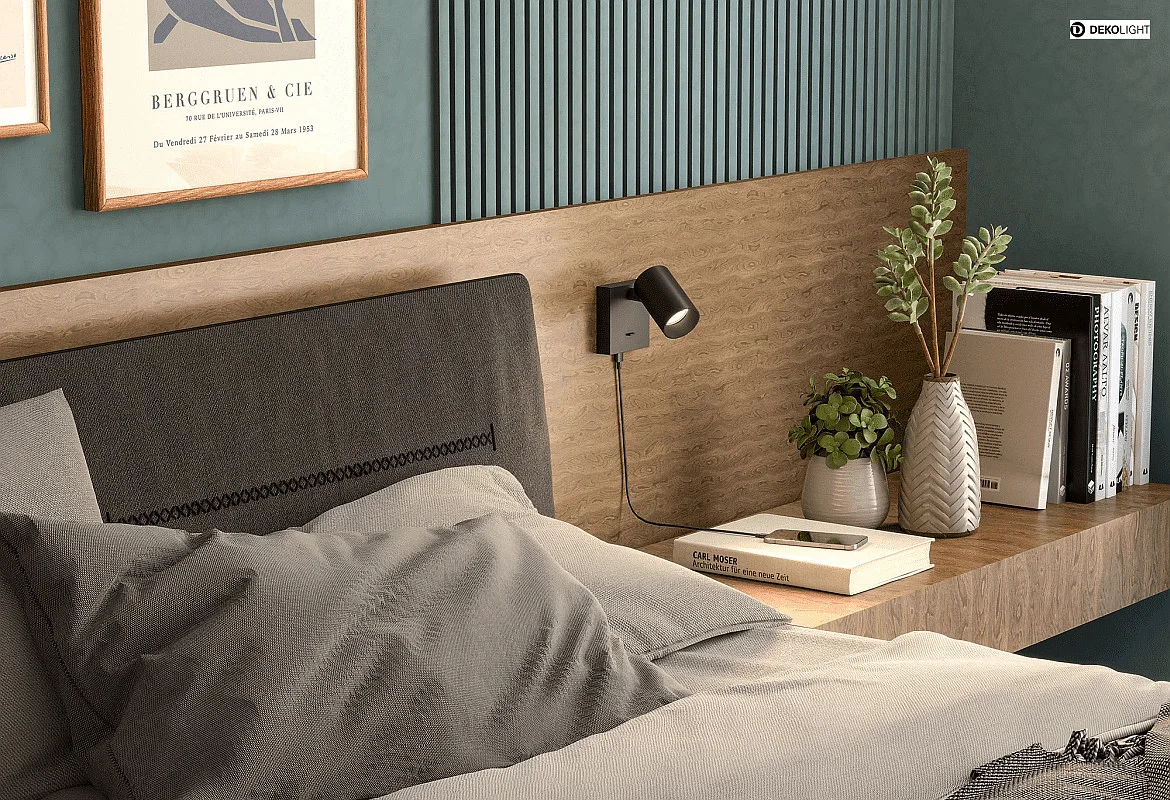 Deko-Light Læselampe CAN TILT SQUARE USB firkantet, med afbryder, med USB-opladningsfunktion, kardanisk drejning GU10 IP20, sort Deko-Light Læselampe CAN TILT SQUARE USB firkantet, med afbryder, med USB-opladningsfunktion, kardanisk drejning GU10 IP20, sort