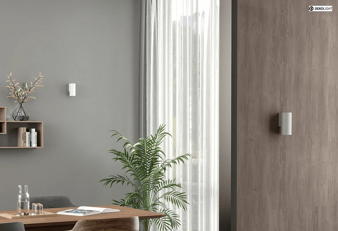 Deko-Light wall luminaire CAN UP OR DOWN 1 flame, rigid GU10 IP20, white Deko-Light wall luminaire CAN UP OR DOWN 1 flame, rigid GU10 IP20, white