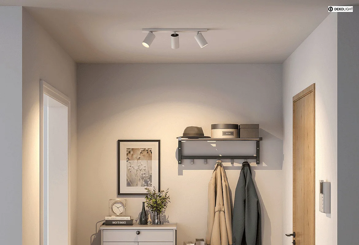 Deko-Light ceiling luminaire CAN TILT SQUARE 48CM 3 flames, square, cardanic swivelling GU10 IP20, white Deko-Light ceiling luminaire CAN TILT SQUARE 48CM 3 flames, square, cardanic swivelling GU10 IP20, white