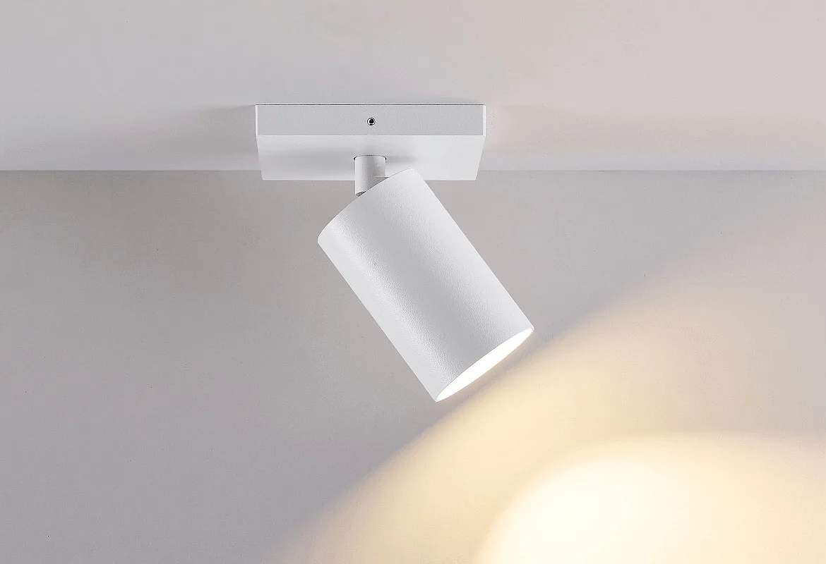 Deko-Light Loftlampe CAN TILT SQUARE BASE 11CM MIX'N MATCH 1/3 1-flamme, firkantet, uden skærm, kardanisk drejning GU10 IP20, hvid Deko-Light Loftlampe CAN TILT SQUARE BASE 11CM MIX'N MATCH 1/3 1-flamme, firkantet, uden skærm, kardanisk drejning GU10 IP20, hvid