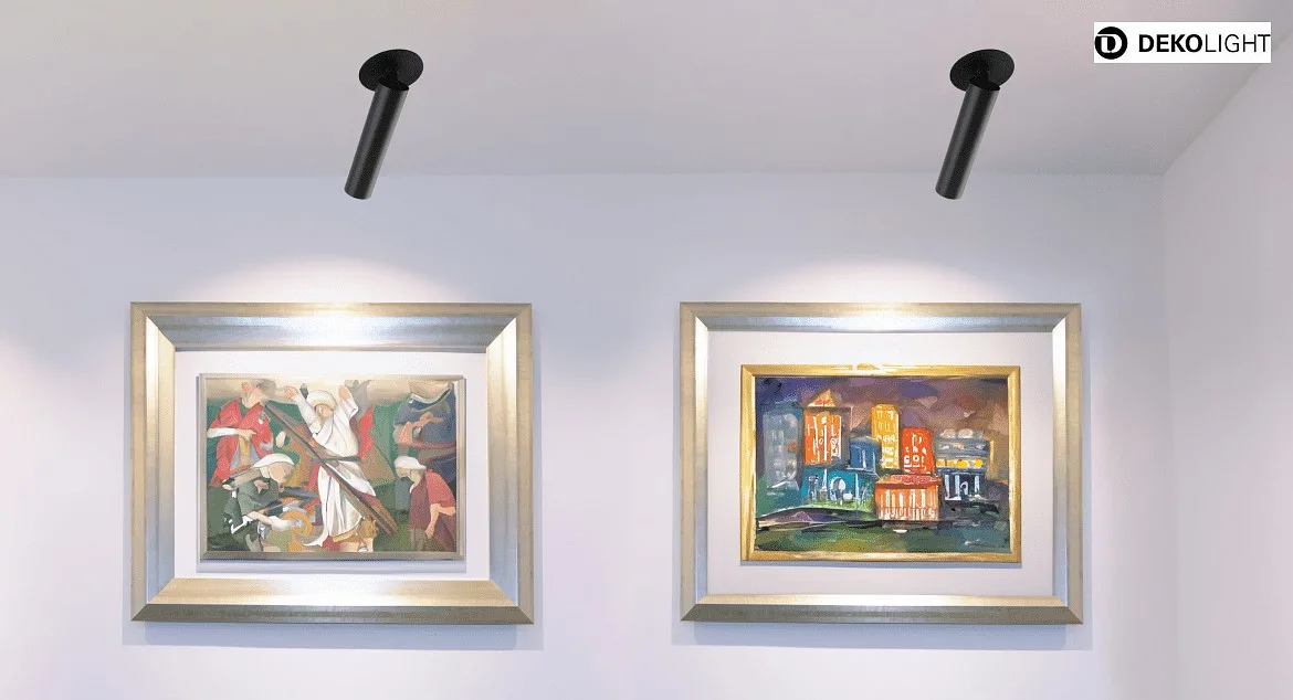 Deko-Light Indbygnings loftlampe SLIM cylindrisk, justerbar, UGR < 19 IP20, kulsort dæmpbar Deko-Light Indbygnings loftlampe SLIM cylindrisk, justerbar, UGR < 19 IP20, kulsort dæmpbar