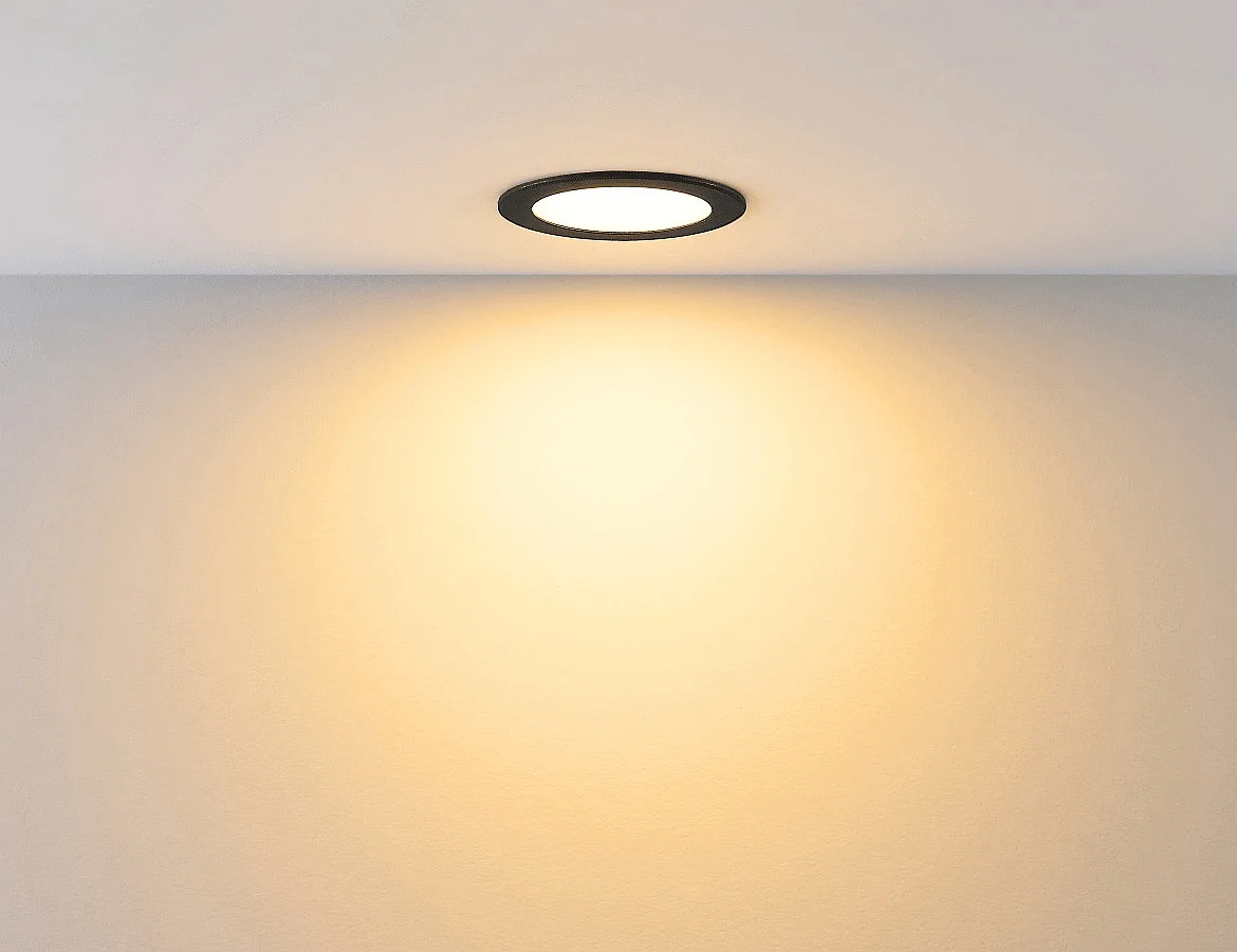 Deko-Light Downlight ACRUX PRO 68 stiv, CCT Switch, UGR < 19 IP20/ IP54, blank, sort dæmpbar Deko-Light Downlight ACRUX PRO 68 stiv, CCT Switch, UGR < 19 IP20/ IP54, blank, sort dæmpbar