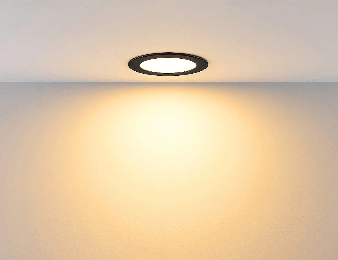 Deko-Light Downlight ACRUX PRO 82 stiv, CCT Switch, UGR < 19 IP20/ IP54, blank, sort dæmpbar Deko-Light Downlight ACRUX PRO 82 stiv, CCT Switch, UGR < 19 IP20/ IP54, blank, sort dæmpbar