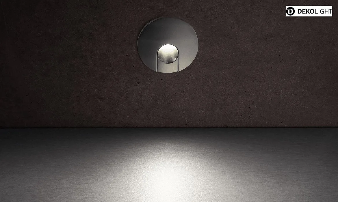 Deko-Light Dækning RUND Øje til LED Vægindbygningslampe ALWAID, kulsort Deko-Light Dækning RUND Øje til LED Vægindbygningslampe ALWAID, kulsort