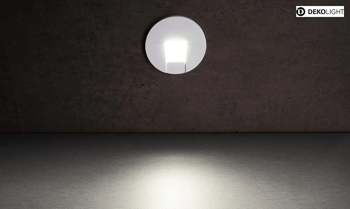 Deko-Light Dækning RUND til LED Vægindbygningslampe ALWAID, hvid Deko-Light Dækning RUND til LED Vægindbygningslampe ALWAID, hvid