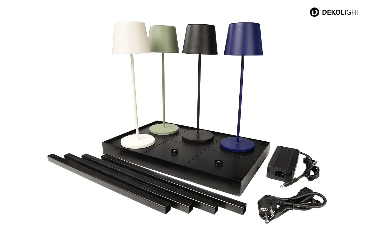 Deko-Light charging station CANIS, black Deko-Light charging station CANIS, black