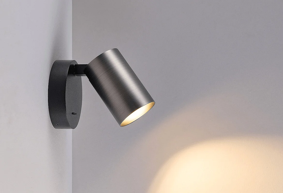 Deko-Light surface mounted housing CAN MIX'N MATCH 1/2 - SPOT HEAD (WALL / TABLE / FLOOR) cylindrical, mechanical, anthracite Deko-Light surface mounted housing CAN MIX'N MATCH 1/2 - SPOT HEAD (WALL / TABLE / FLOOR) cylindrical, mechanical, anthracite