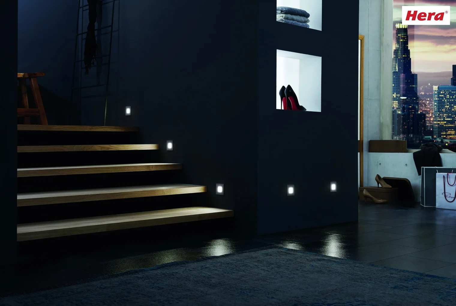 Hera LED Væg Indbygningslampe LED Wall F til Indbygnings- og hulrumsdåser, IP20, 7.5 x 7.5cm, 230V, 1.8W 3000K 90lm, rustfrit stål Hera LED Væg Indbygningslampe LED Wall F til Indbygnings- og hulrumsdåser, IP20, 7.5 x 7.5cm, 230V, 1.8W 3000K 90lm, rustfrit stål