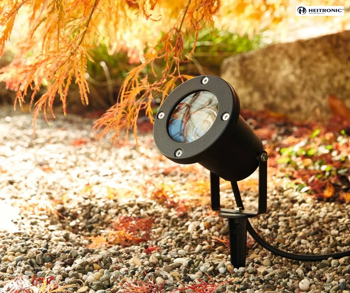 HEITRONIC Earth spike luminaire DALIAN, GU10, LED max. 7W, anthracite HEITRONIC Earth spike luminaire DALIAN, GU10, LED max. 7W, anthracite