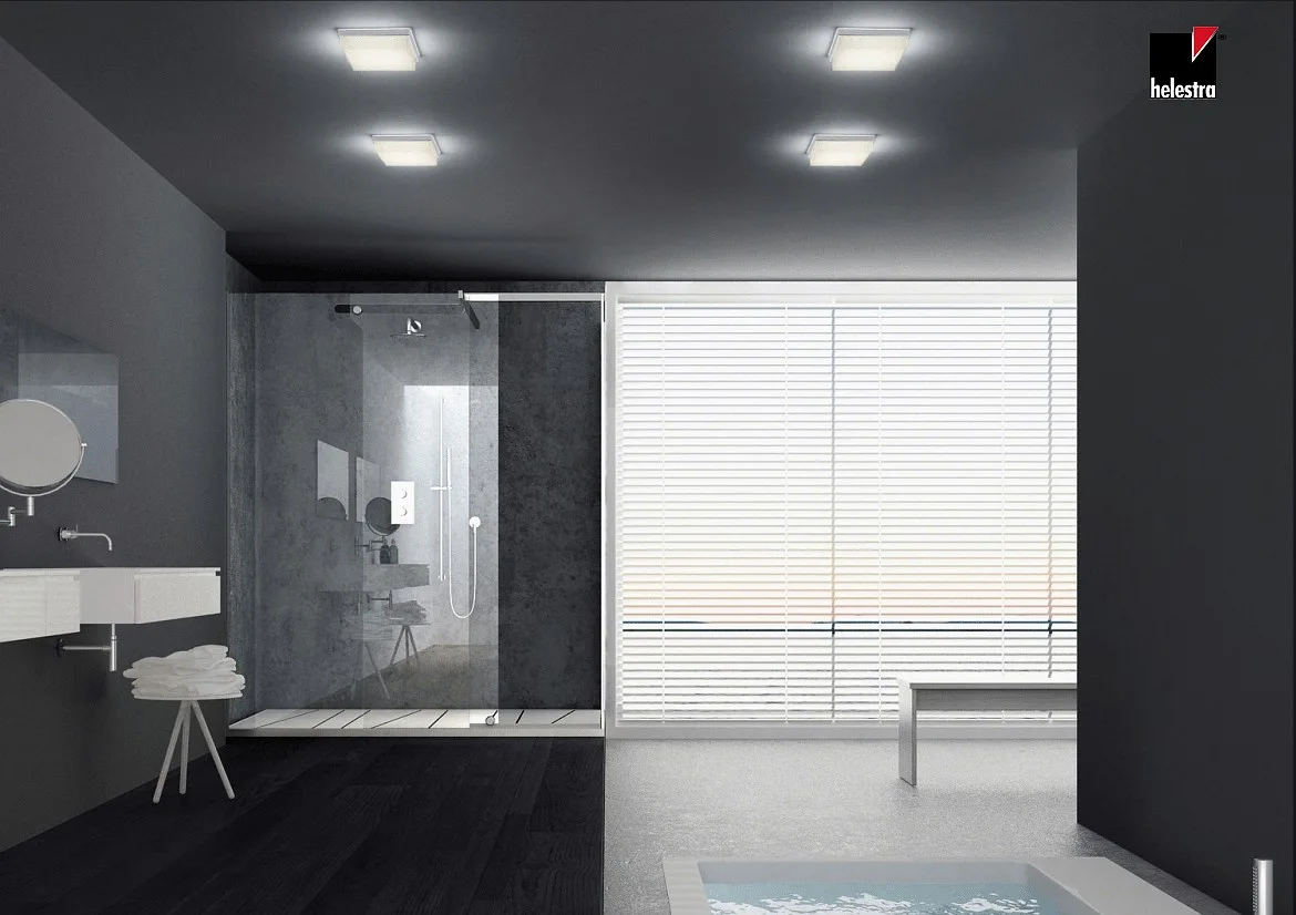 Helestra LED Ceiling luminaire COSI 315 LED Bathroom luminaire, IP30, nickel matt Helestra LED Ceiling luminaire COSI 315 LED Bathroom luminaire, IP30, nickel matt