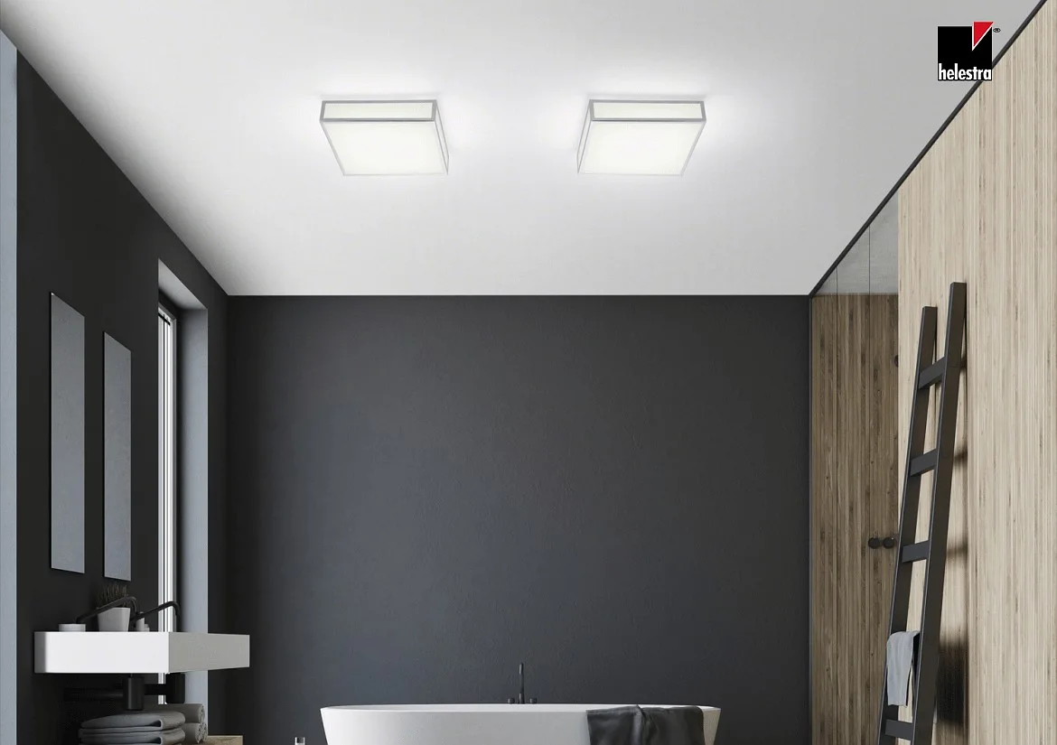 Helestra LED Loftlampe ZELO 30 LED Lampe til bad, IP44, chrom Helestra LED Loftlampe ZELO 30 LED Lampe til bad, IP44, chrom