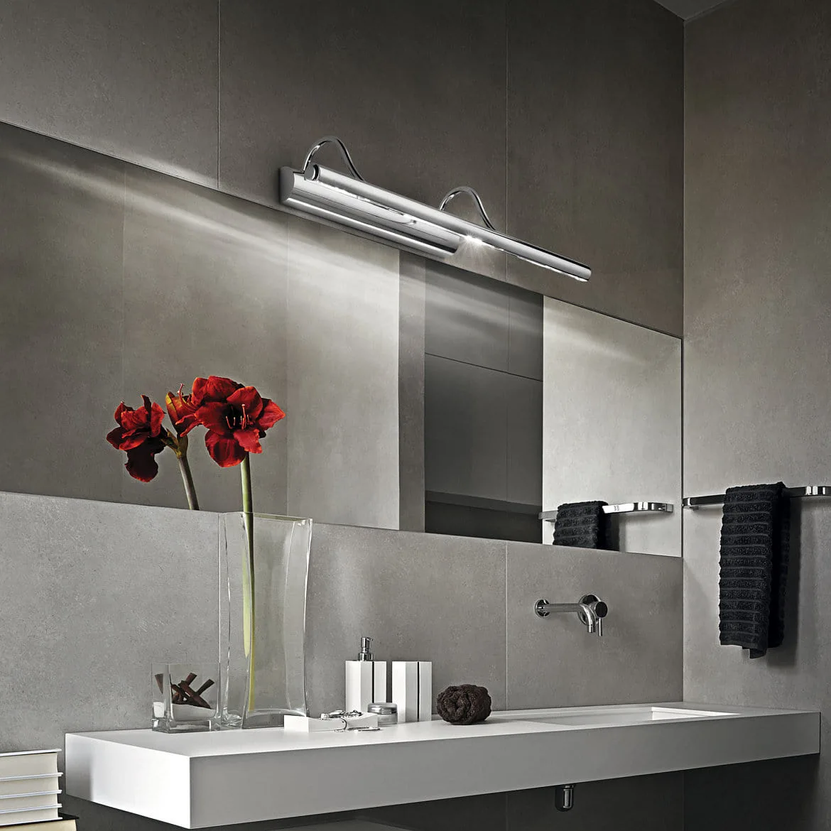 Ideal Lux Væglampe MIRROR-10 AP4 Spejllampe, 4x G9, 40W, chrom Ideal Lux Væglampe MIRROR-10 AP4 Spejllampe, 4x G9, 40W, chrom