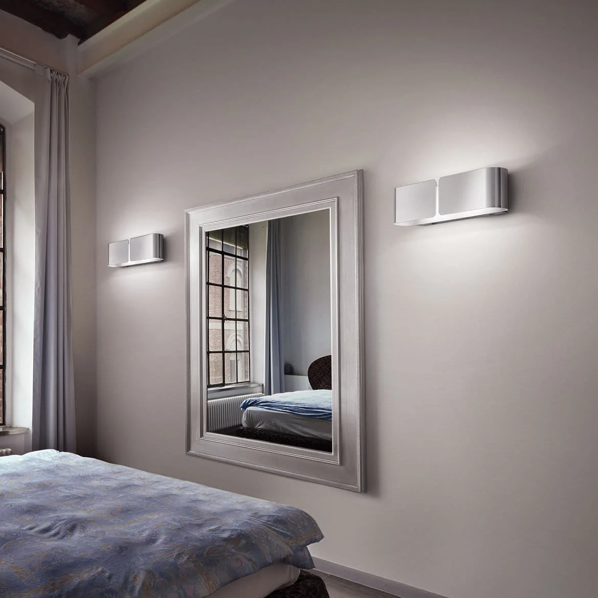 Ideal Lux Væglampe CLIP AP2 MINI, 2-flammer, G9, 40W, chrom Ideal Lux Væglampe CLIP AP2 MINI, 2-flammer, G9, 40W, chrom