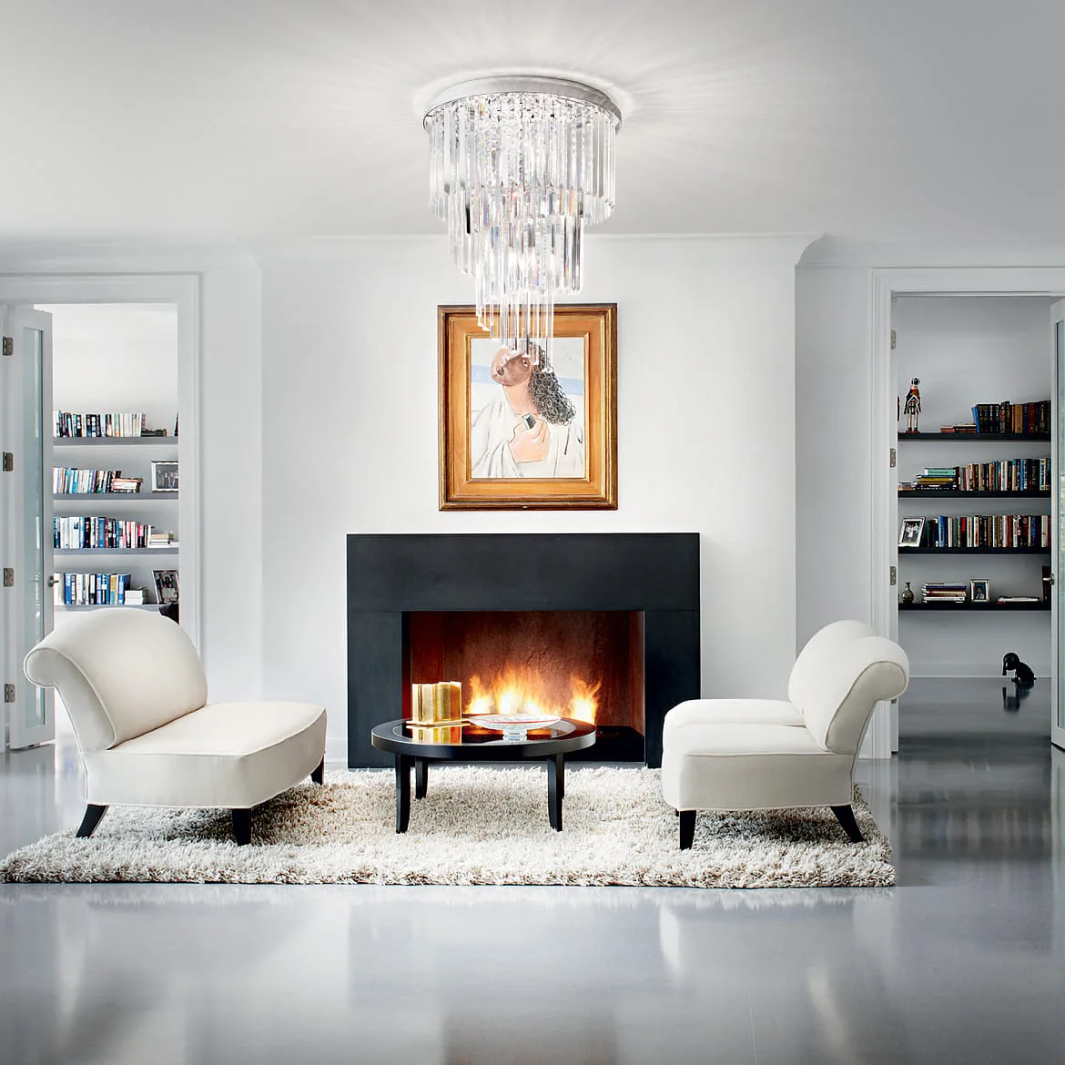 Ideal Lux Loftlampe CARLTON 12-flammer E14 IP20, guld Ideal Lux Loftlampe CARLTON 12-flammer E14 IP20, guld