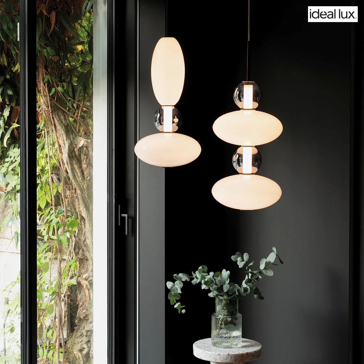 Ideal Lux pendant luminaire LUMIERE IP20, white Ideal Lux pendant luminaire LUMIERE IP20, white