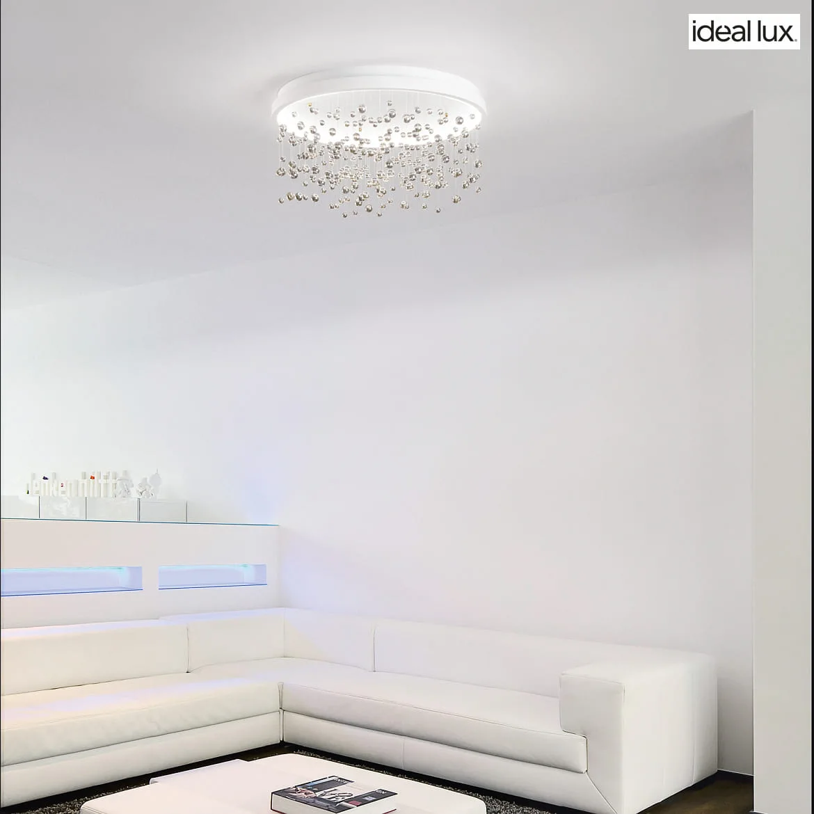 Ideal Lux Loftlampe ARMONY 75 IP20, hvid dæmpbar Ideal Lux Loftlampe ARMONY 75 IP20, hvid dæmpbar