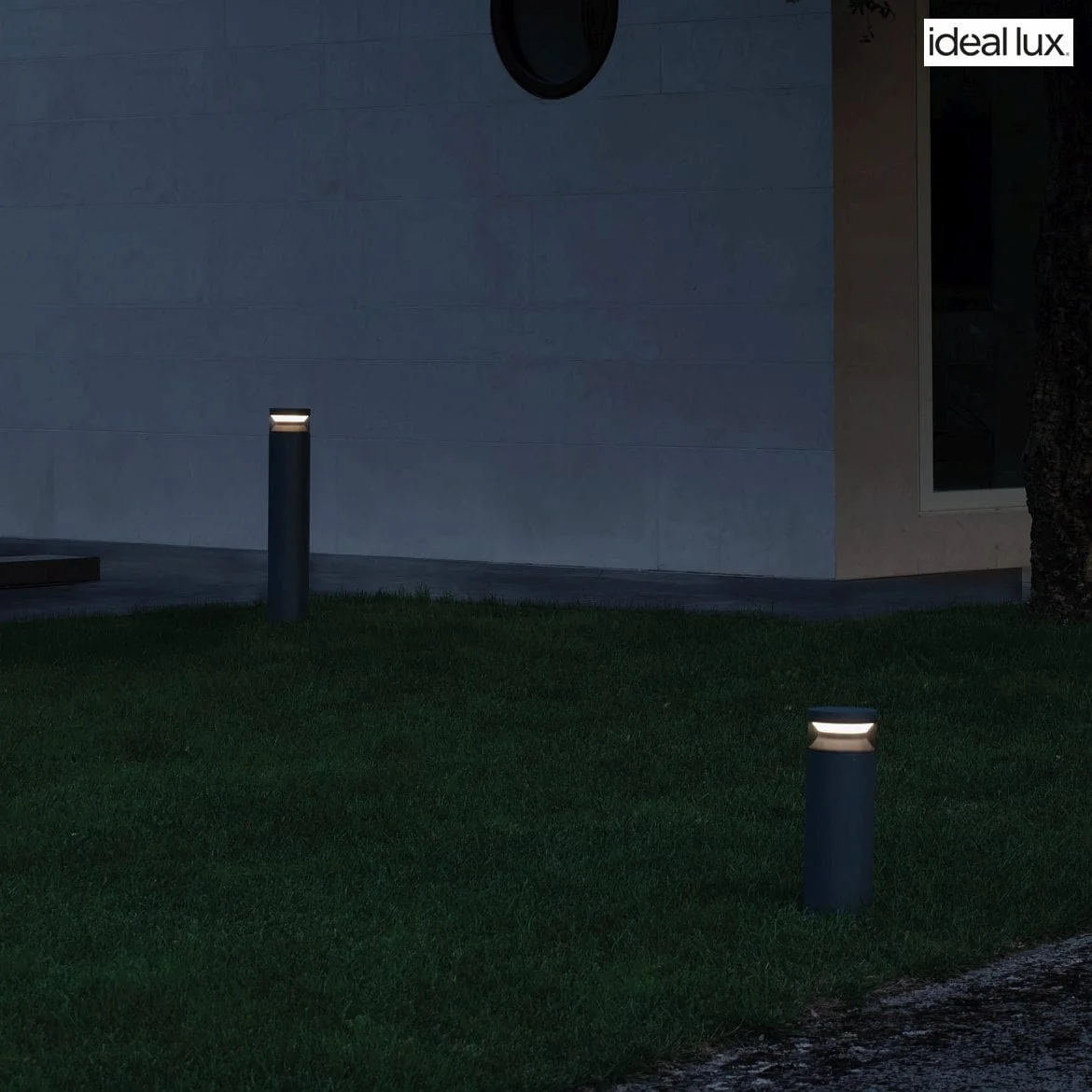 Ideal Lux Pælelys BOEING H100 cylindrisk, omskiftelig, med diffuser IP65, sort mat Ideal Lux Pælelys BOEING H100 cylindrisk, omskiftelig, med diffuser IP65, sort mat