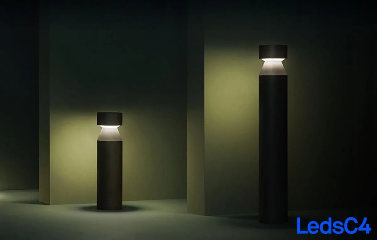 LEDS C4 socket luminaire DAN cylindrical, short, CCT Switch, adjustable IP66, anthracite LEDS C4 socket luminaire DAN cylindrical, short, CCT Switch, adjustable IP66, anthracite