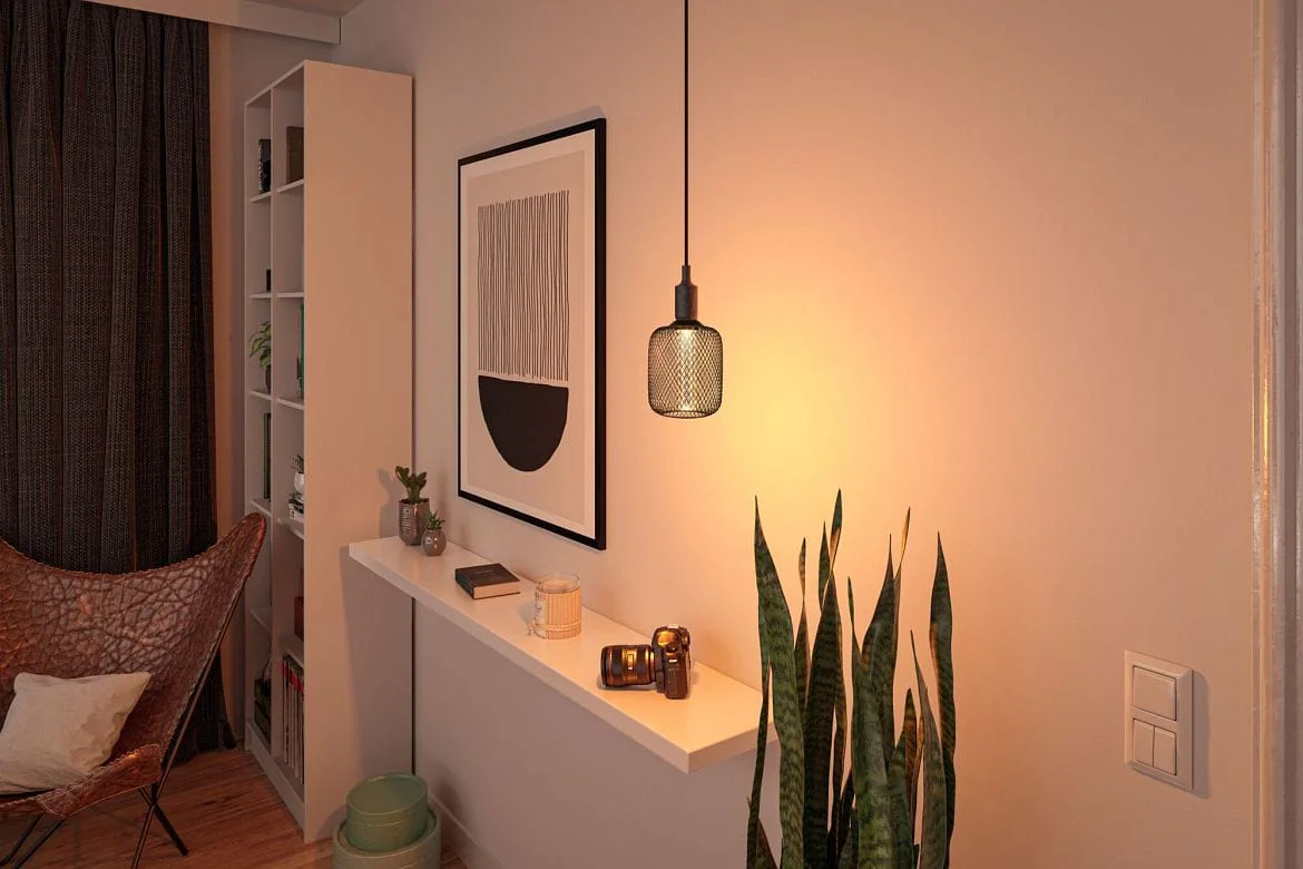 Paulmann LED glødelyskilde METALLIC GLOW CYLINDER SPIRAL omskiftelig E27 4,2W 200lm 1800K CRI >80 Paulmann LED glødelyskilde METALLIC GLOW CYLINDER SPIRAL omskiftelig E27 4,2W 200lm 1800K CRI >80
