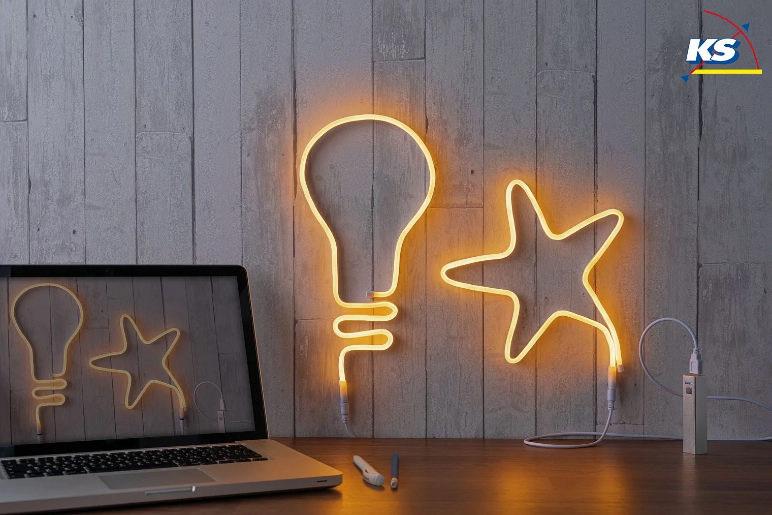 Paulmann Tovlys NEON COLORFLEX LED med USB tilslutning hvid Paulmann Tovlys NEON COLORFLEX LED med USB tilslutning hvid