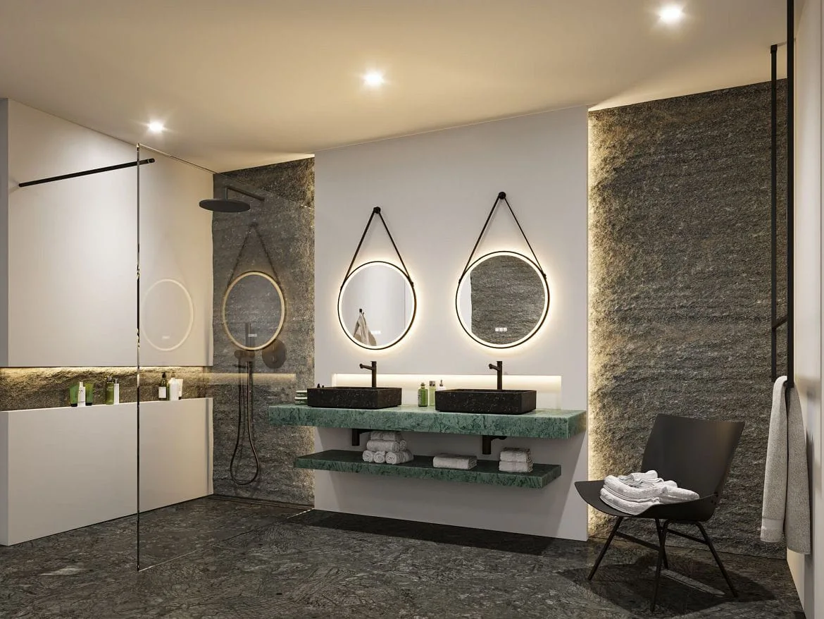 Paulmann mirror with lighting MIRRA Ø 60CM round, CCT Switch, with touch dimmer, with tape, with heating function IP44 Paulmann mirror with lighting MIRRA Ø 60CM round, CCT Switch, with touch dimmer, with tape, with heating function IP44