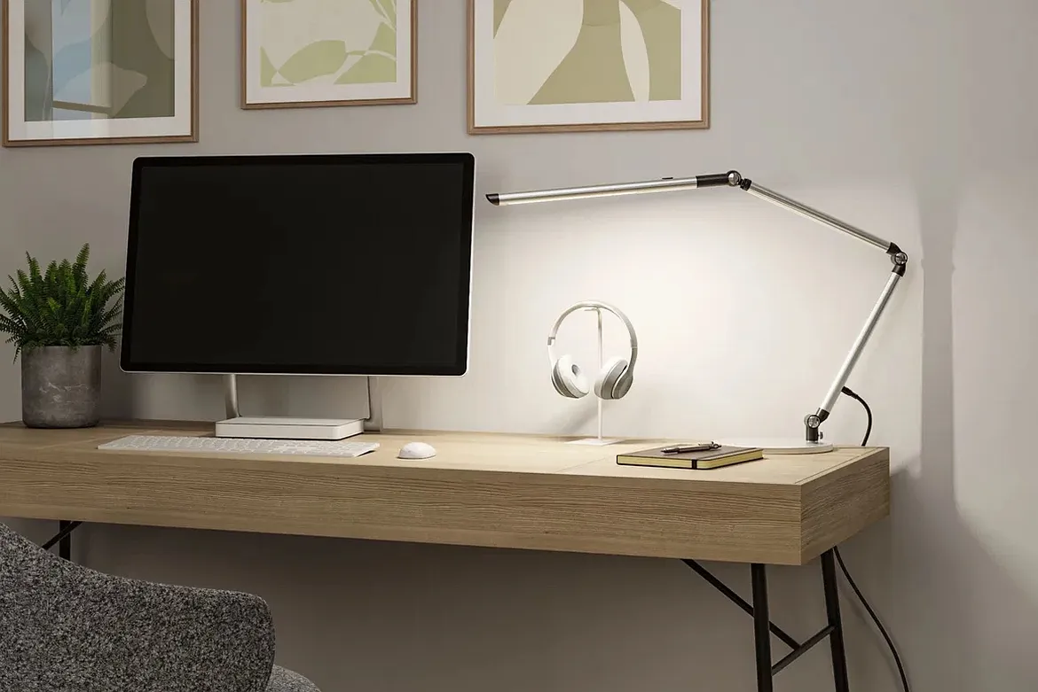 Paulmann Bordlampe FLEXBAR CCT Switch, justerbar, med touch-dæmper IP20, sølv mat dæmpbar Paulmann Bordlampe FLEXBAR CCT Switch, justerbar, med touch-dæmper IP20, sølv mat dæmpbar
