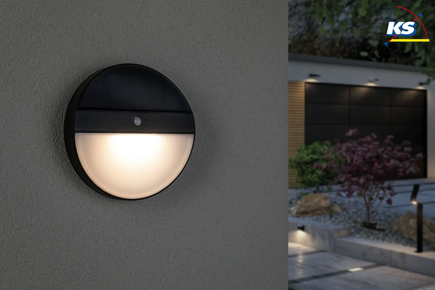 Paulmann LED Udendørs- / Væglampe ELOIS Sol lampe, 1W, 3000K, 50lm, IP44, antracit Paulmann LED Udendørs- / Væglampe ELOIS Sol lampe, 1W, 3000K, 50lm, IP44, antracit