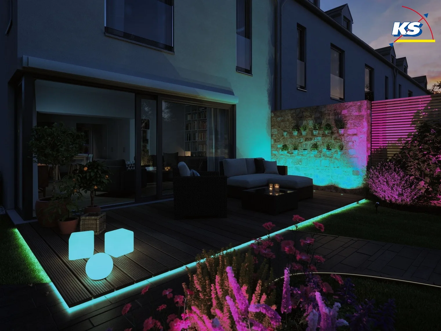 Paulmann Outdoor Plug & Shine ZigBee LED Floor recessed luminaire, IP65, 24V, 3.6W RGB/W 350lm 93°, dimmable Paulmann Outdoor Plug & Shine ZigBee LED Floor recessed luminaire, IP65, 24V, 3.6W RGB/W 350lm 93°, dimmable