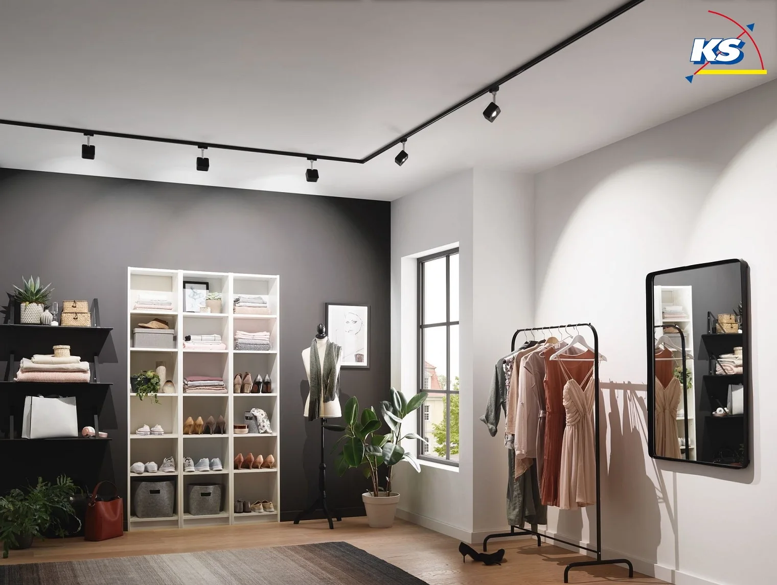 Paulmann Spot URAIL TUBO LED drejelig, vipbar, sort mat Paulmann Spot URAIL TUBO LED drejelig, vipbar, sort mat
